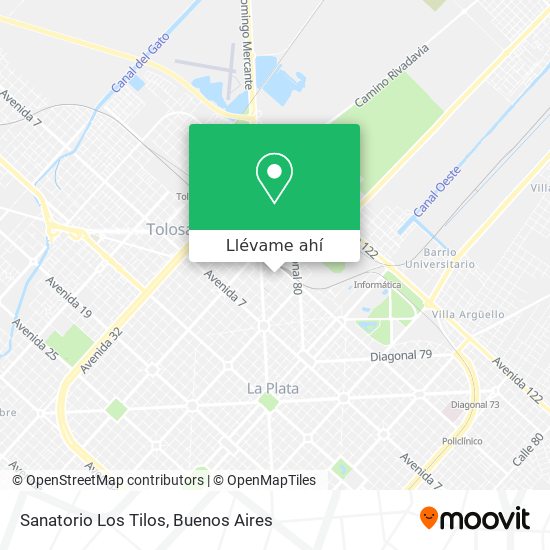 Mapa de Sanatorio Los Tilos
