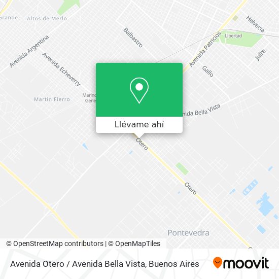 Mapa de Avenida Otero / Avenida Bella Vista