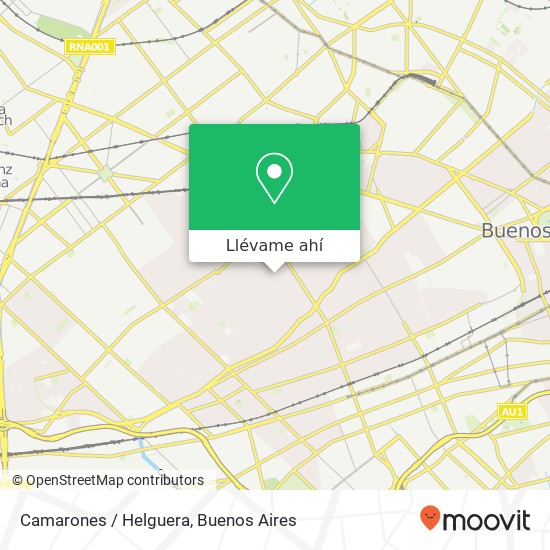 Mapa de Camarones / Helguera