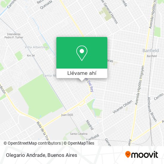 Mapa de Olegario Andrade