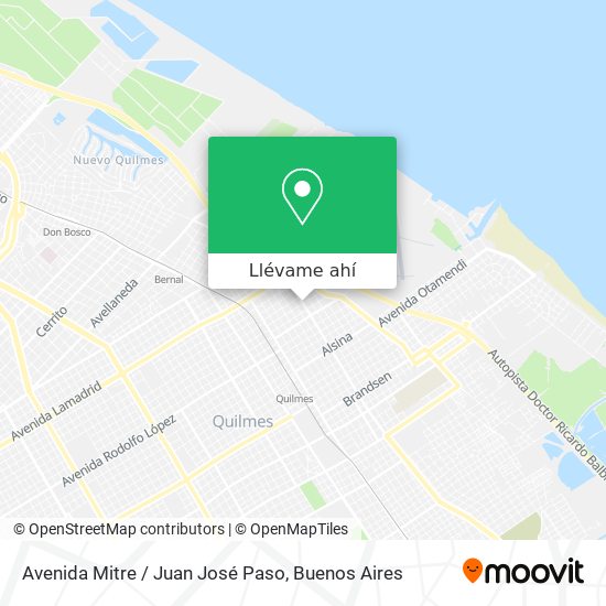 Mapa de Avenida Mitre / Juan José Paso