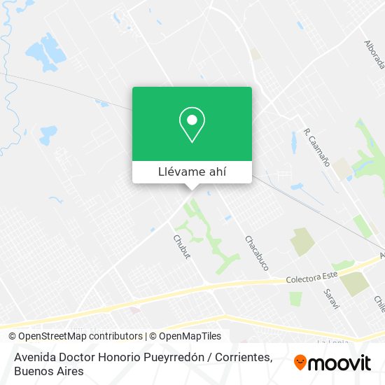 Mapa de Avenida Doctor Honorio Pueyrredón / Corrientes