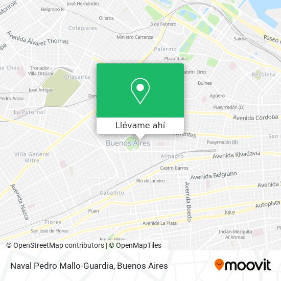 Mapa de Naval Pedro Mallo-Guardia
