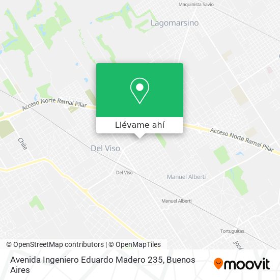 Mapa de Avenida Ingeniero Eduardo Madero 235