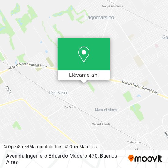 Mapa de Avenida Ingeniero Eduardo Madero 470