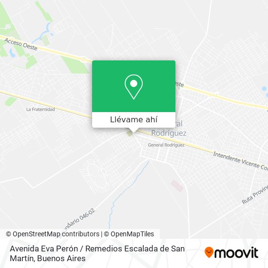 Mapa de Avenida Eva Perón / Remedios Escalada de San Martín