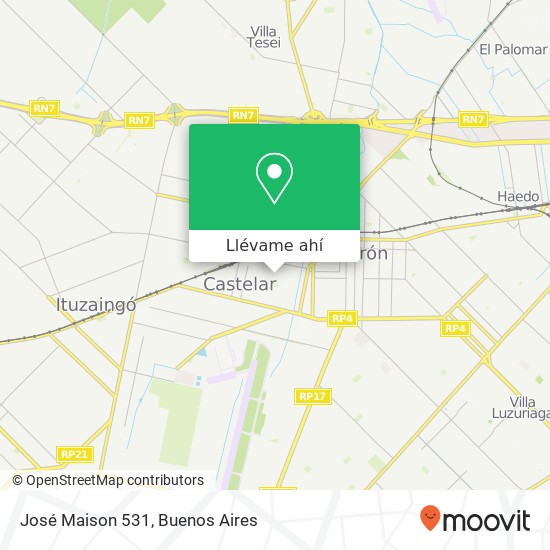 Mapa de José Maison 531