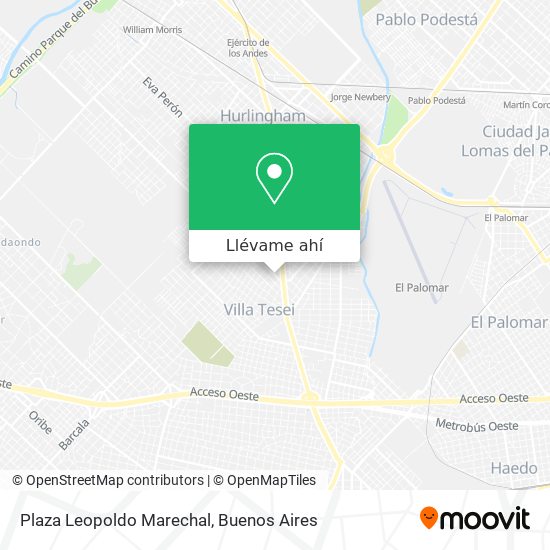 Mapa de Plaza Leopoldo Marechal