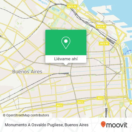 Mapa de Monumento A Osvaldo Pugliese
