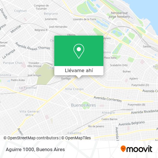 Mapa de Aguirre 1000
