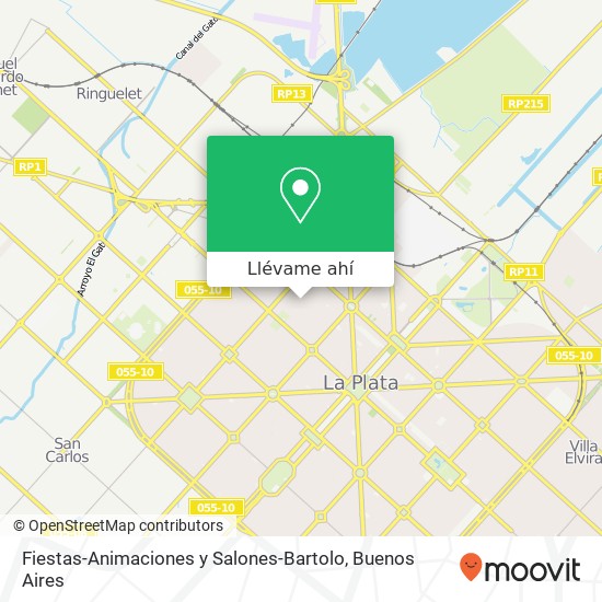 Mapa de Fiestas-Animaciones y Salones-Bartolo