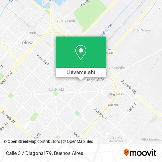 Mapa de Calle 3 / Diagonal 79