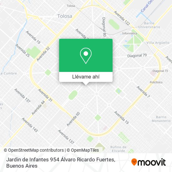 Mapa de Jardin de Infantes 954 Álvaro Ricardo Fuertes