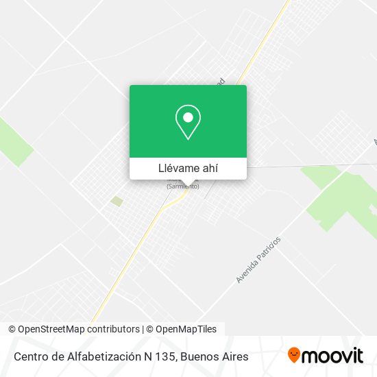 Mapa de Centro de Alfabetización N 135