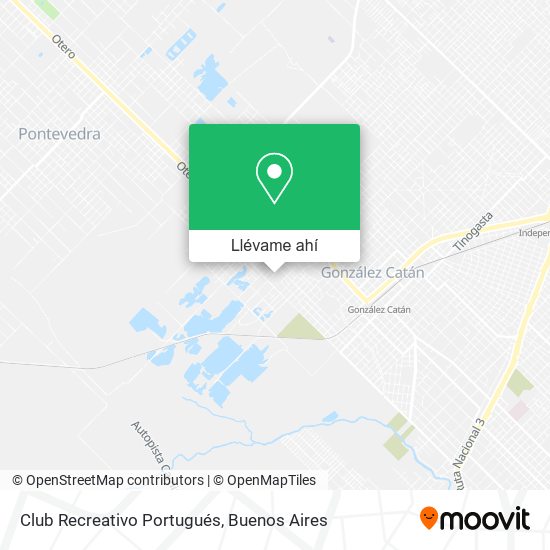 Mapa de Club Recreativo Portugués