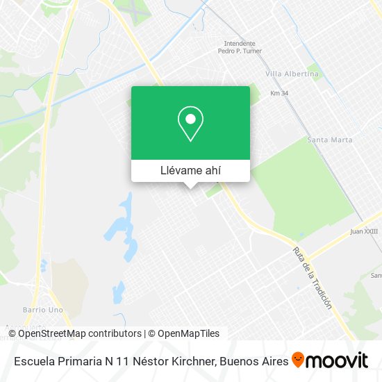 Mapa de Escuela Primaria N 11 Néstor Kirchner