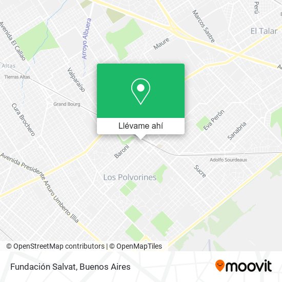 Mapa de Fundación Salvat