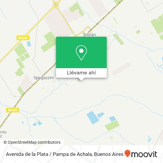 Mapa de Avenida de la Plata / Pampa de Achala