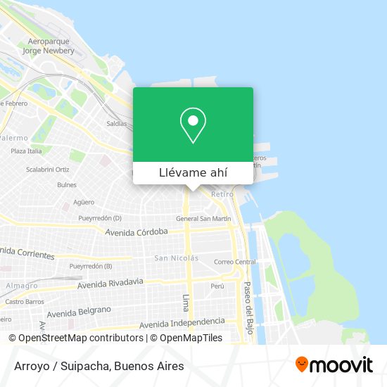 Mapa de Arroyo / Suipacha