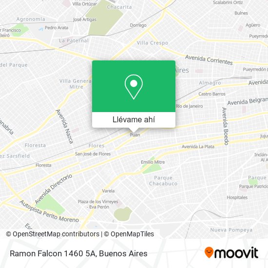 Mapa de Ramon Falcon 1460 5A