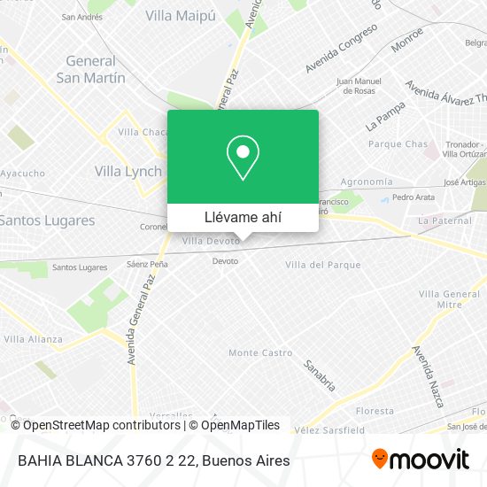 Mapa de BAHIA BLANCA 3760 2 22