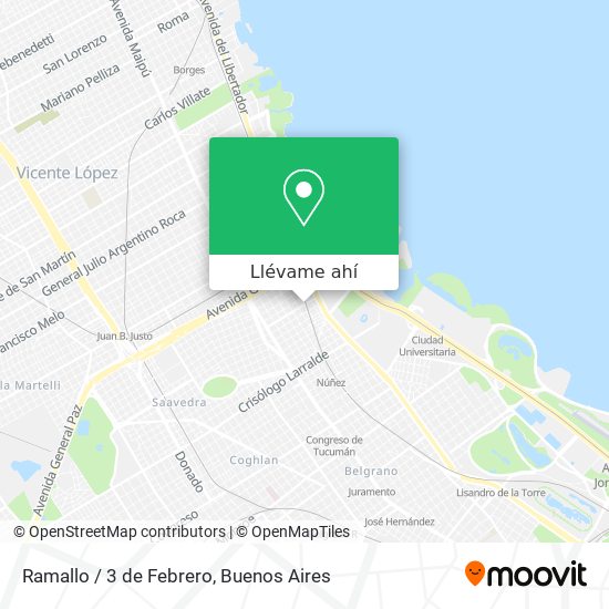 Mapa de Ramallo / 3 de Febrero