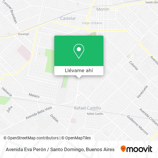 Mapa de Avenida Eva Perón / Santo Domingo