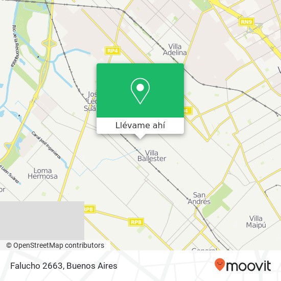 Mapa de Falucho 2663