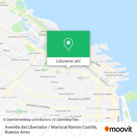 Mapa de Avenida del Libertador / Mariscal Ramón Castilla