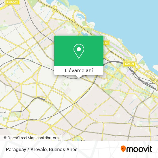 Mapa de Paraguay / Arévalo