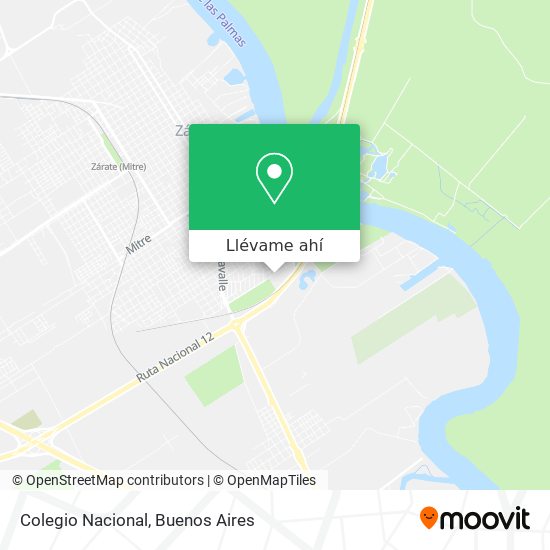 Mapa de Colegio Nacional