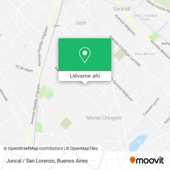 Mapa de Juncal / San Lorenzo