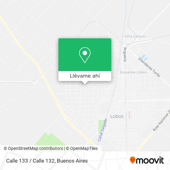 Mapa de Calle 133 / Calle 132