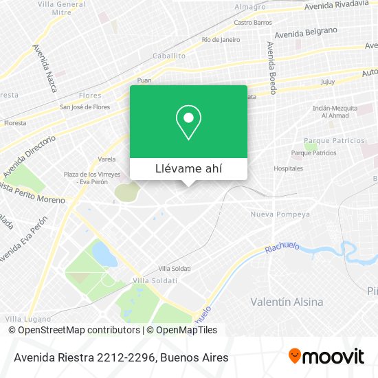 Mapa de Avenida Riestra 2212-2296