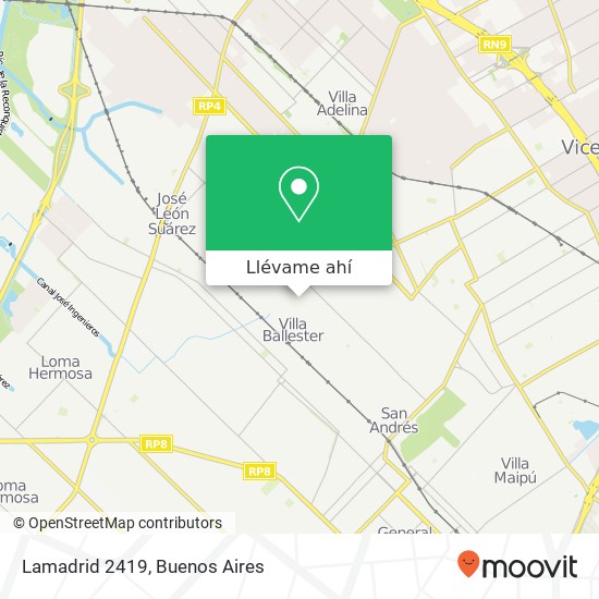 Mapa de Lamadrid 2419