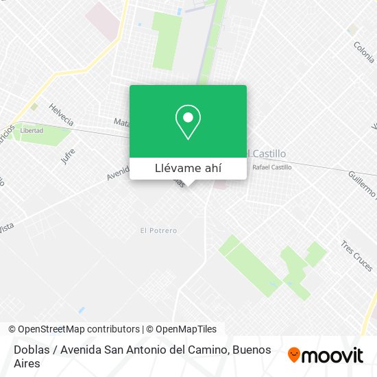 Mapa de Doblas / Avenida San Antonio del Camino