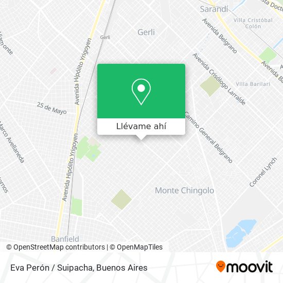 Mapa de Eva Perón / Suipacha