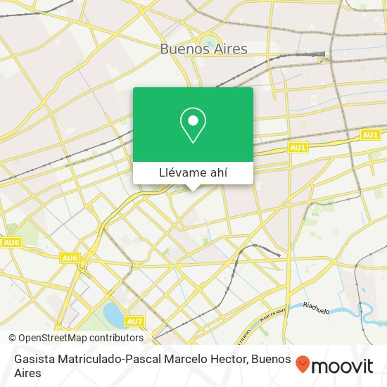 Mapa de Gasista Matriculado-Pascal Marcelo Hector