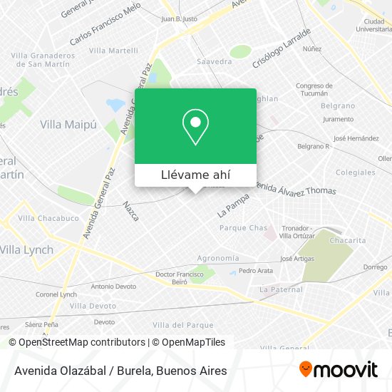 Mapa de Avenida Olazábal / Burela