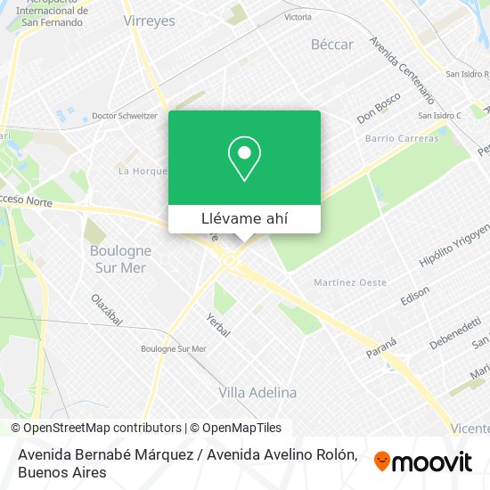 Mapa de Avenida Bernabé Márquez / Avenida Avelino Rolón