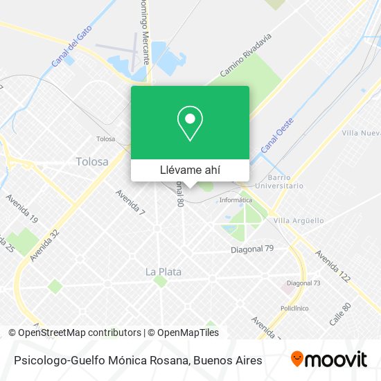 Mapa de Psicologo-Guelfo Mónica Rosana
