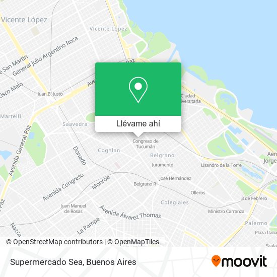 Mapa de Supermercado Sea