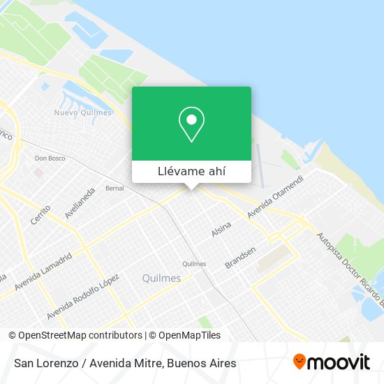 Mapa de San Lorenzo / Avenida Mitre