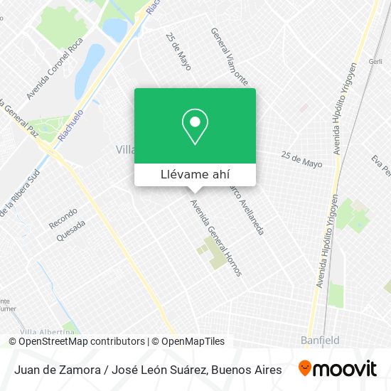 Mapa de Juan de Zamora / José León Suárez