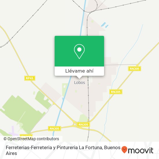 Mapa de Ferreterias-Ferreteria y Pintureria La Fortuna