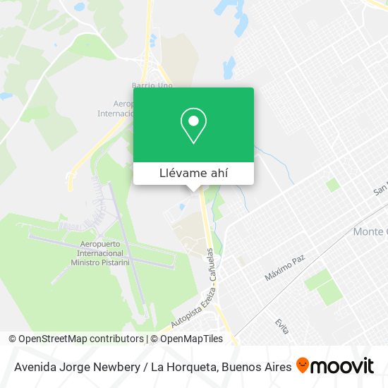 Mapa de Avenida Jorge Newbery / La Horqueta