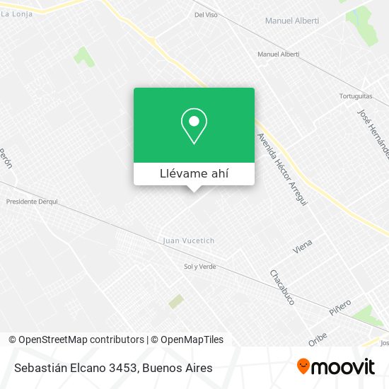 Mapa de Sebastián Elcano 3453