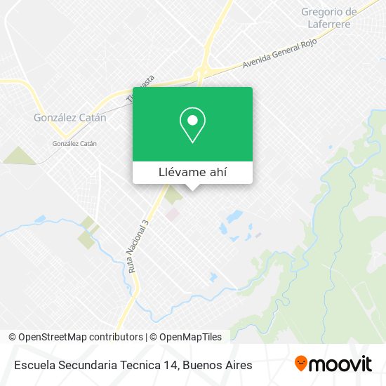 Mapa de Escuela Secundaria Tecnica 14