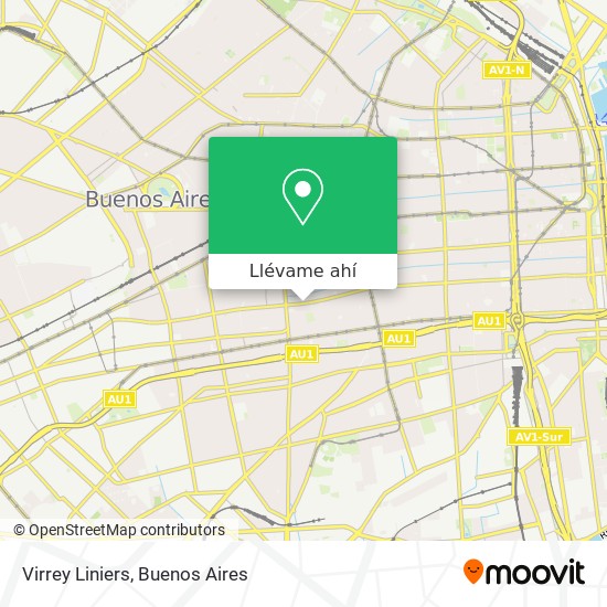 Mapa de Virrey Liniers