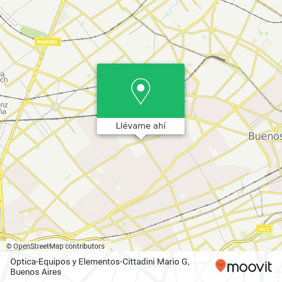 Mapa de Optica-Equipos y Elementos-Cittadini Mario G
